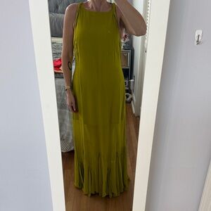 NWOT ASOS Olive Green Sleeveless Dress